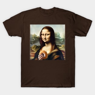 Mona Lisa Paczki Day Indulgence T-Shirt